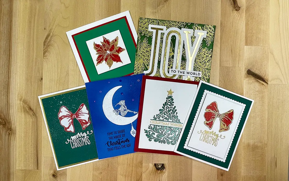 How to Make Christmas Cards with Unique Embossing Techniques