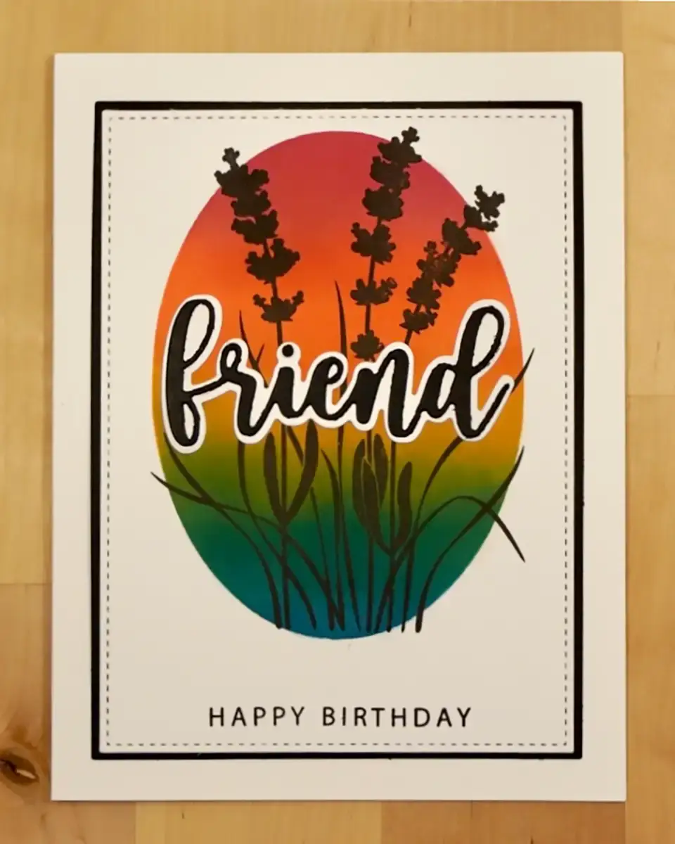 A special card with the word friend on it.