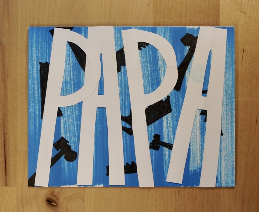 Father's Day cards made by Teri using everyday supplies