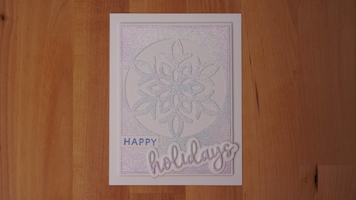 How To Make First Snow Card – Day 1