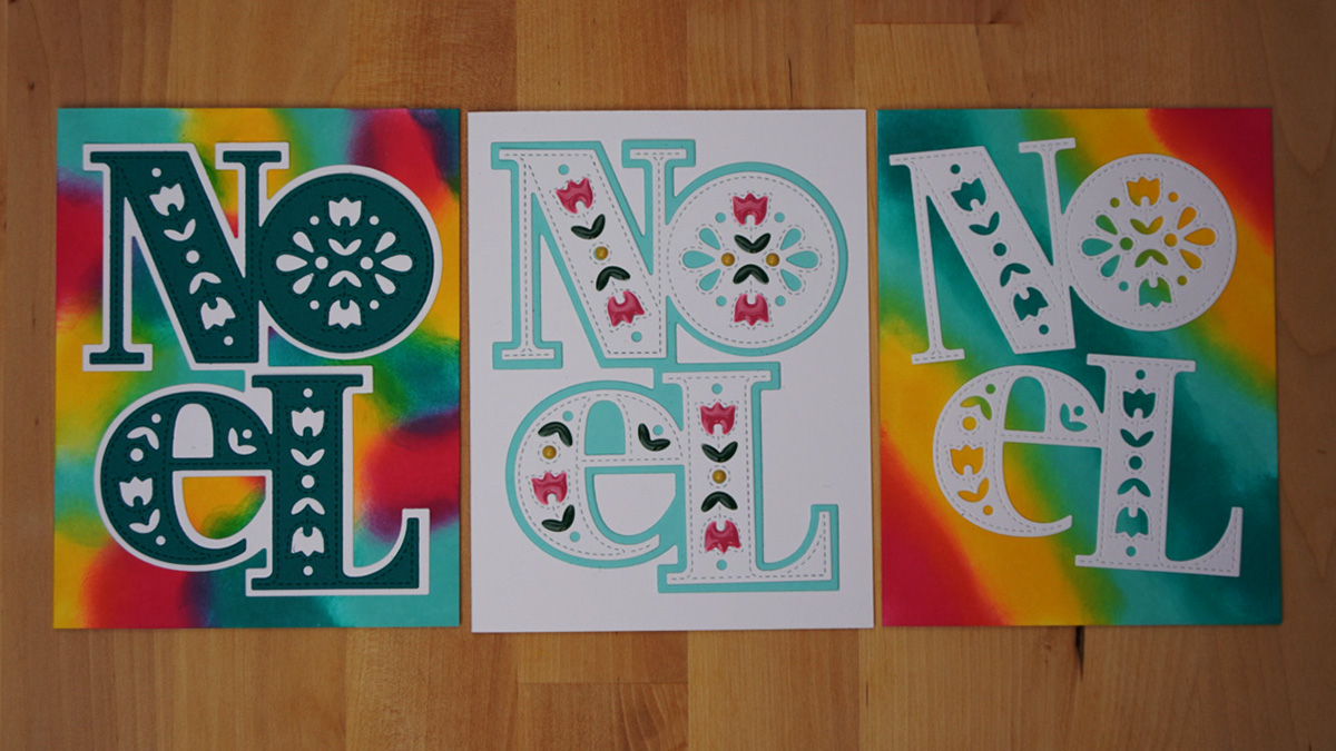 3 stunning Nordic Noel cards for Day 4 of the 25 Days of Christmas for 2022.