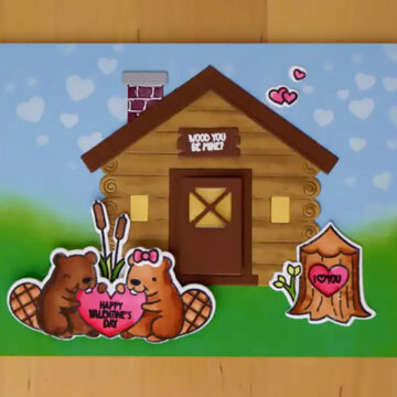 How To Make Log Cabin Valentines*