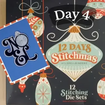 Day 4 of the 12 days of stitchmas.