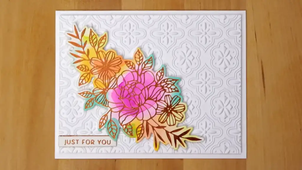 Floral Reflections greeting card