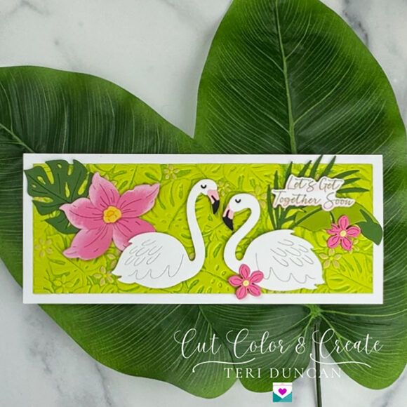 Let's Get Together card created with Spellbinders May 24 Club kits
