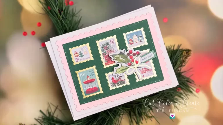 Christmas card created using products from the Handmade Holidays Limited Edition Holiday Cardmaking Kit